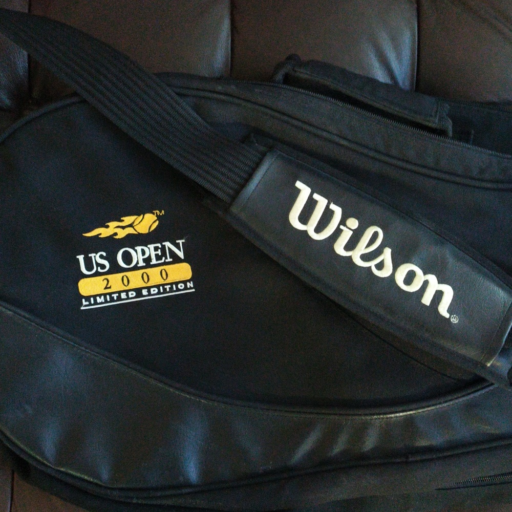 Wilson Limited Edition U.S. Open 2000 Black Vintage Tennis Bag